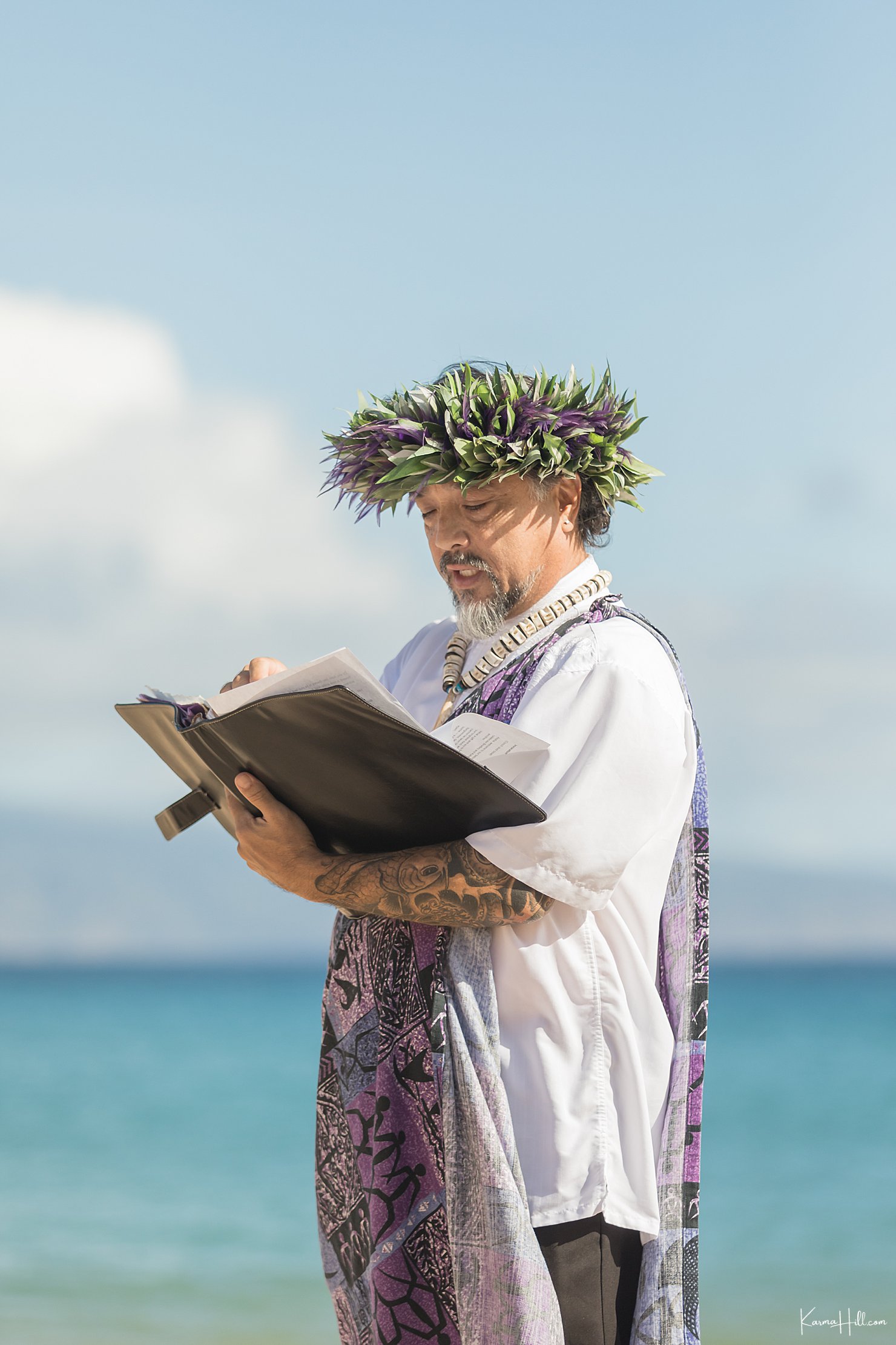 Maui ministers and Officiants Kimo Kirkman