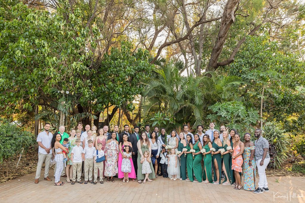 maui family wedding photography