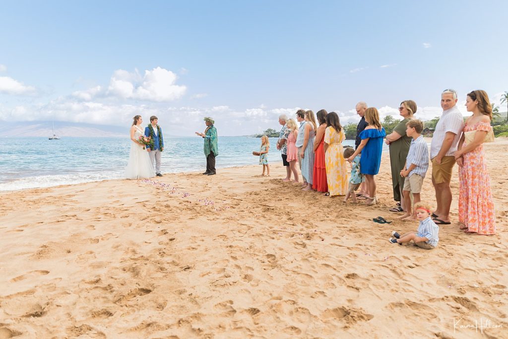 best beach in maui for morning wedding
