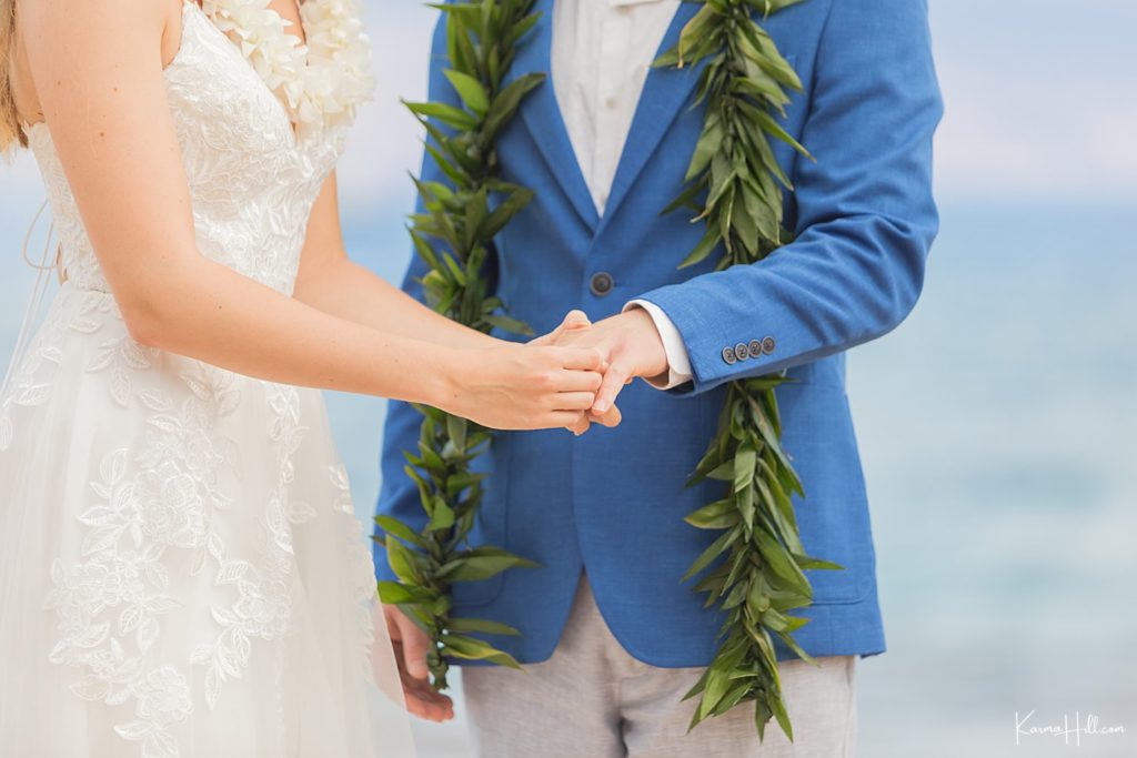 hawaii wedding detail photography