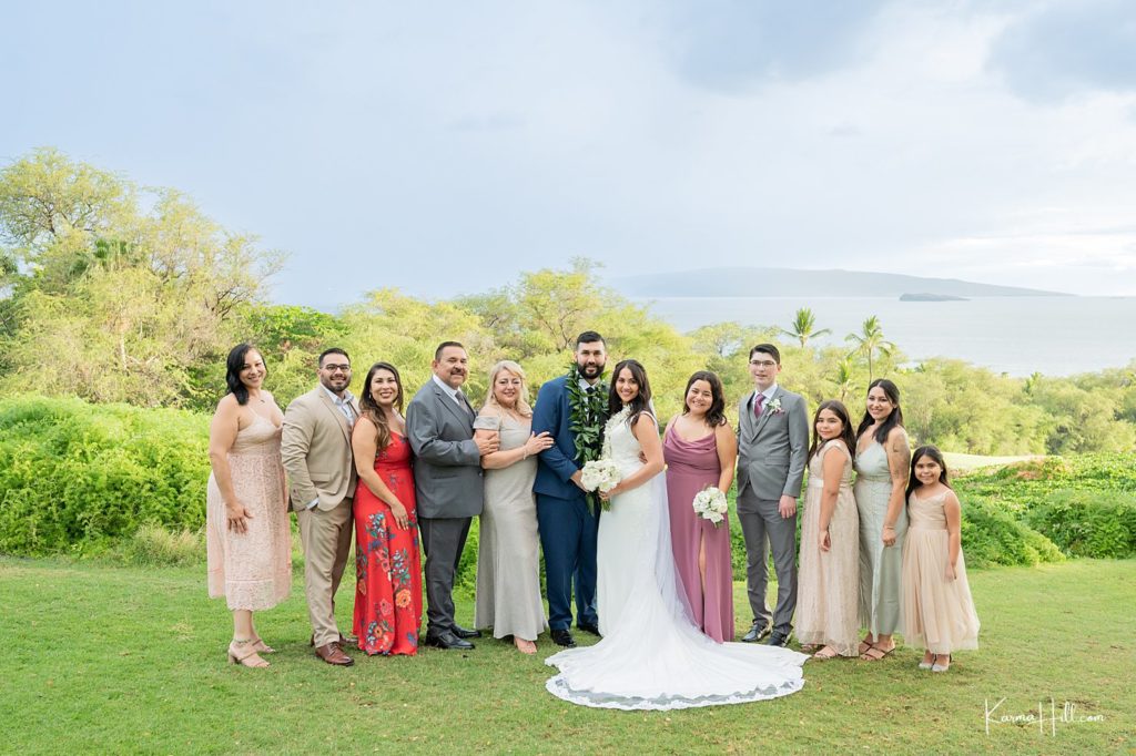 maui family wedding photography