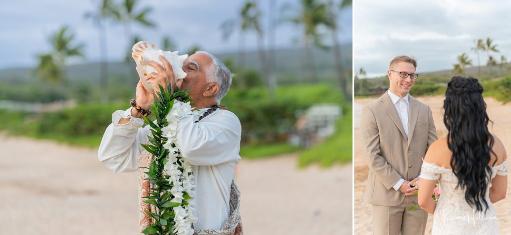 hawaii beach elopement
