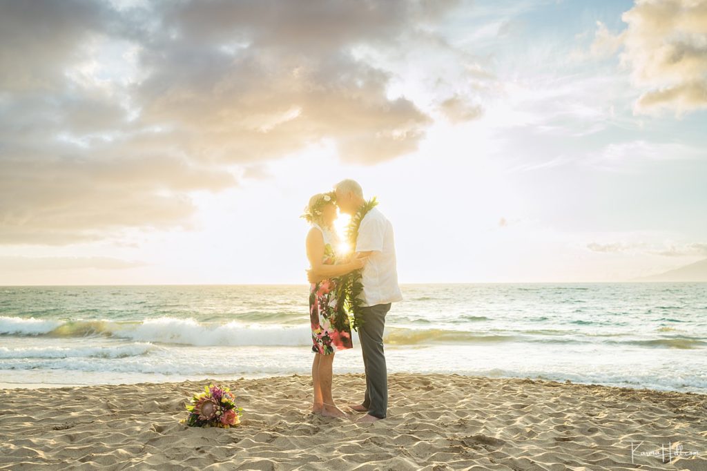 maui sunset elopement