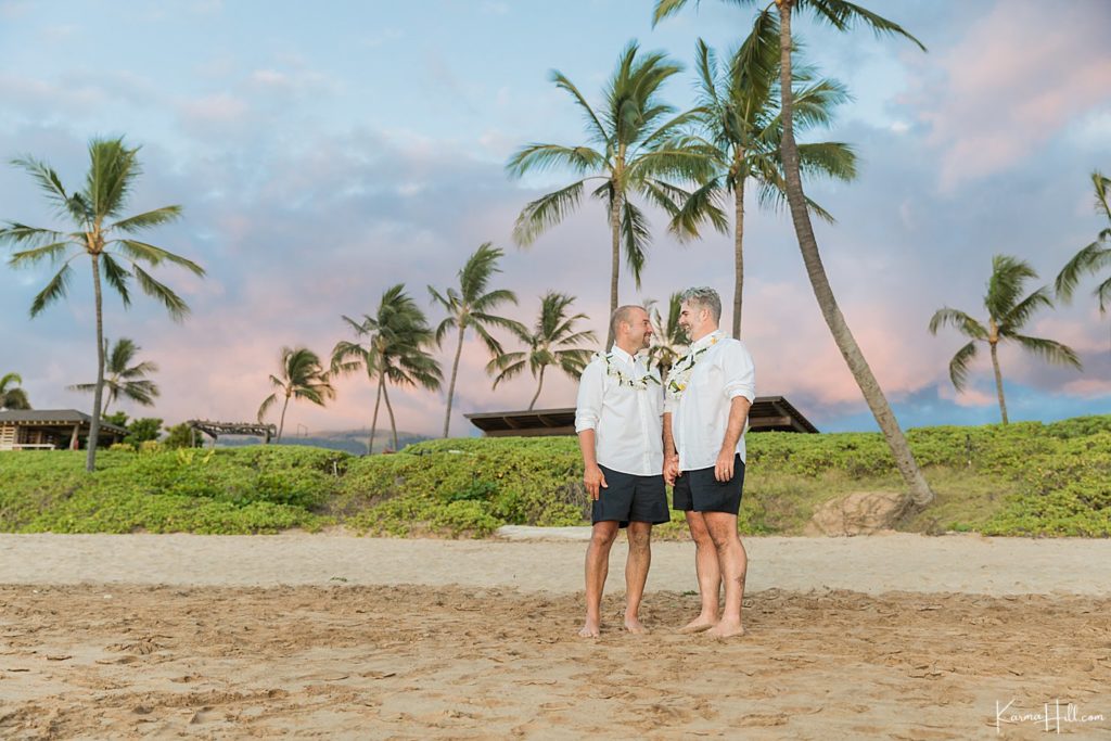 Maui wedding for same sex couple