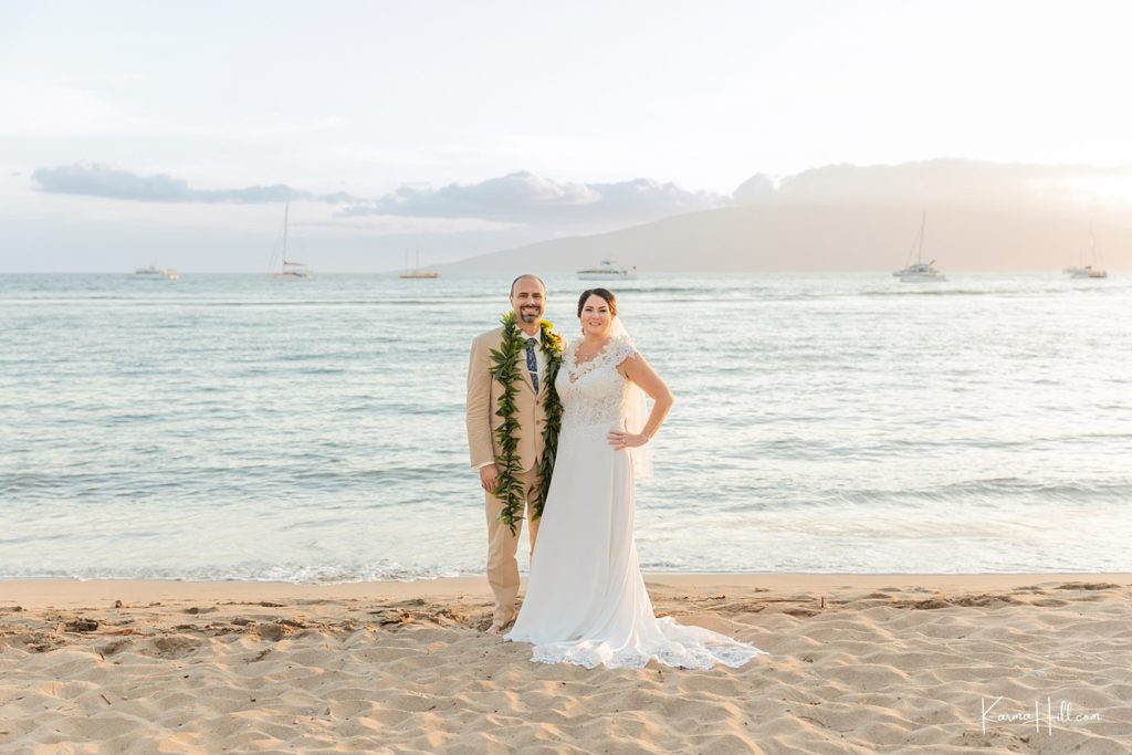 sunset Wedding photography in Maui