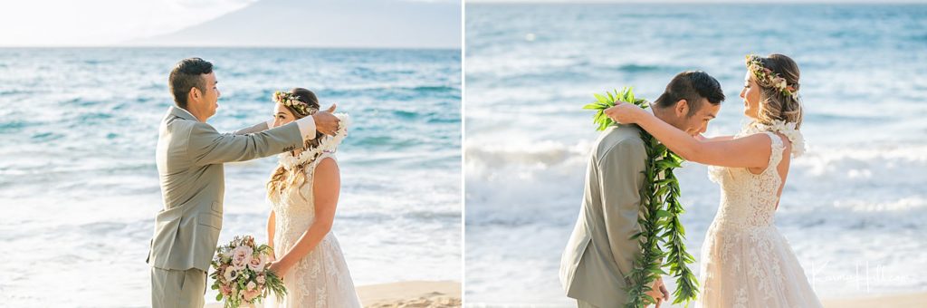 maluaka beach maui wedding