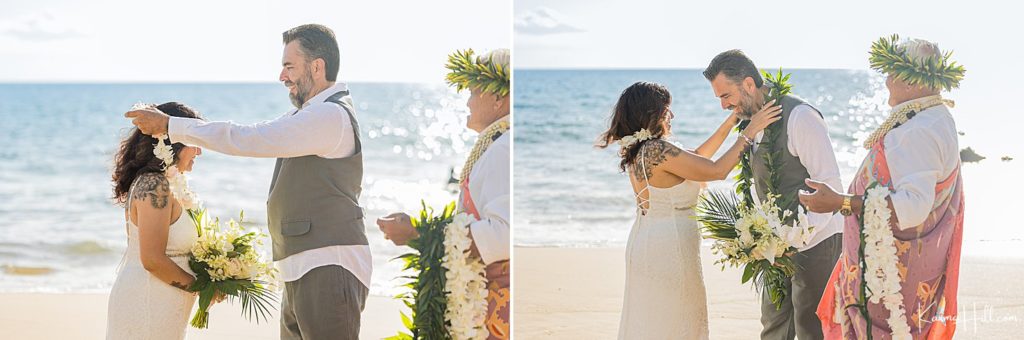 Maui Beach Wedding ceremony