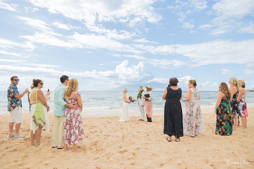 Maui Wedding guests