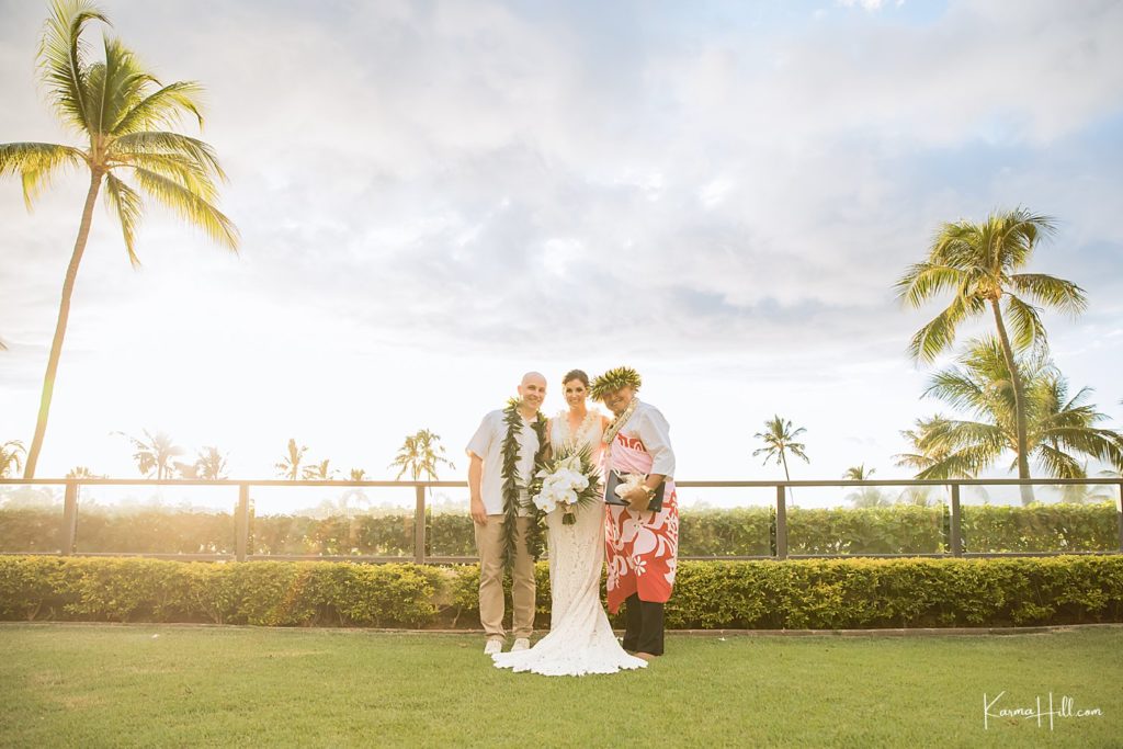 Officiant for Four Seasons Wedding Maui