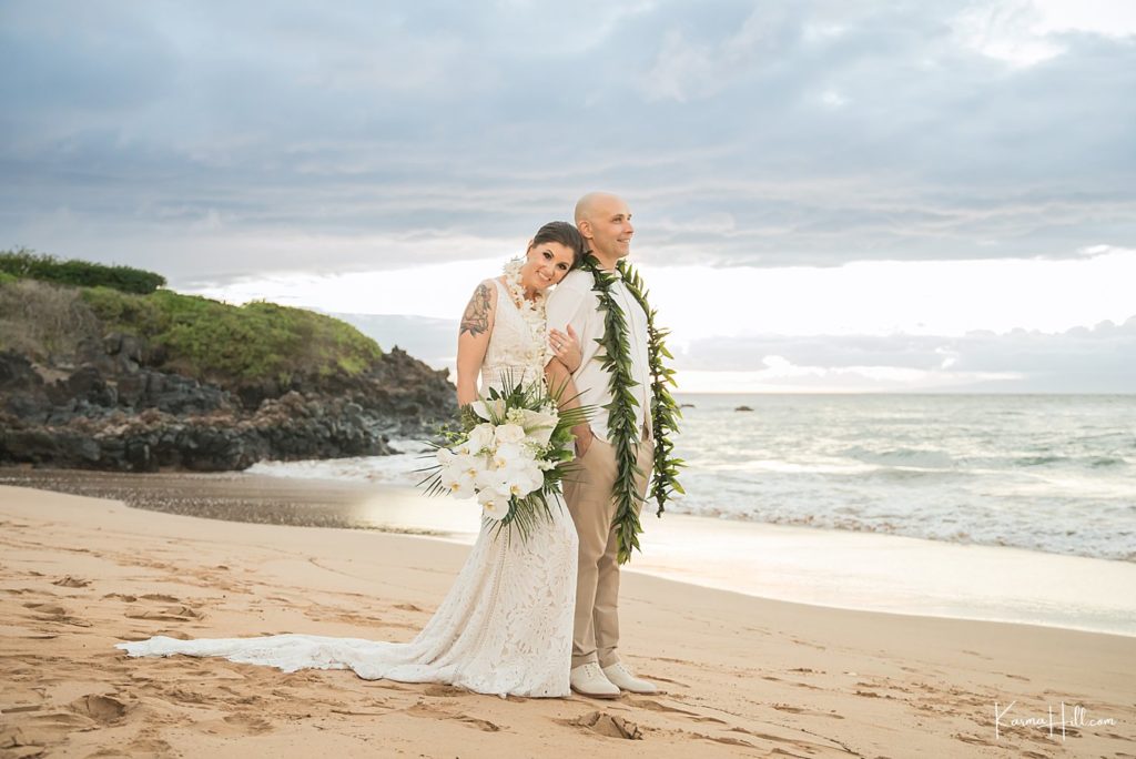 Beach portraits - Four Seasons Wedding Maui