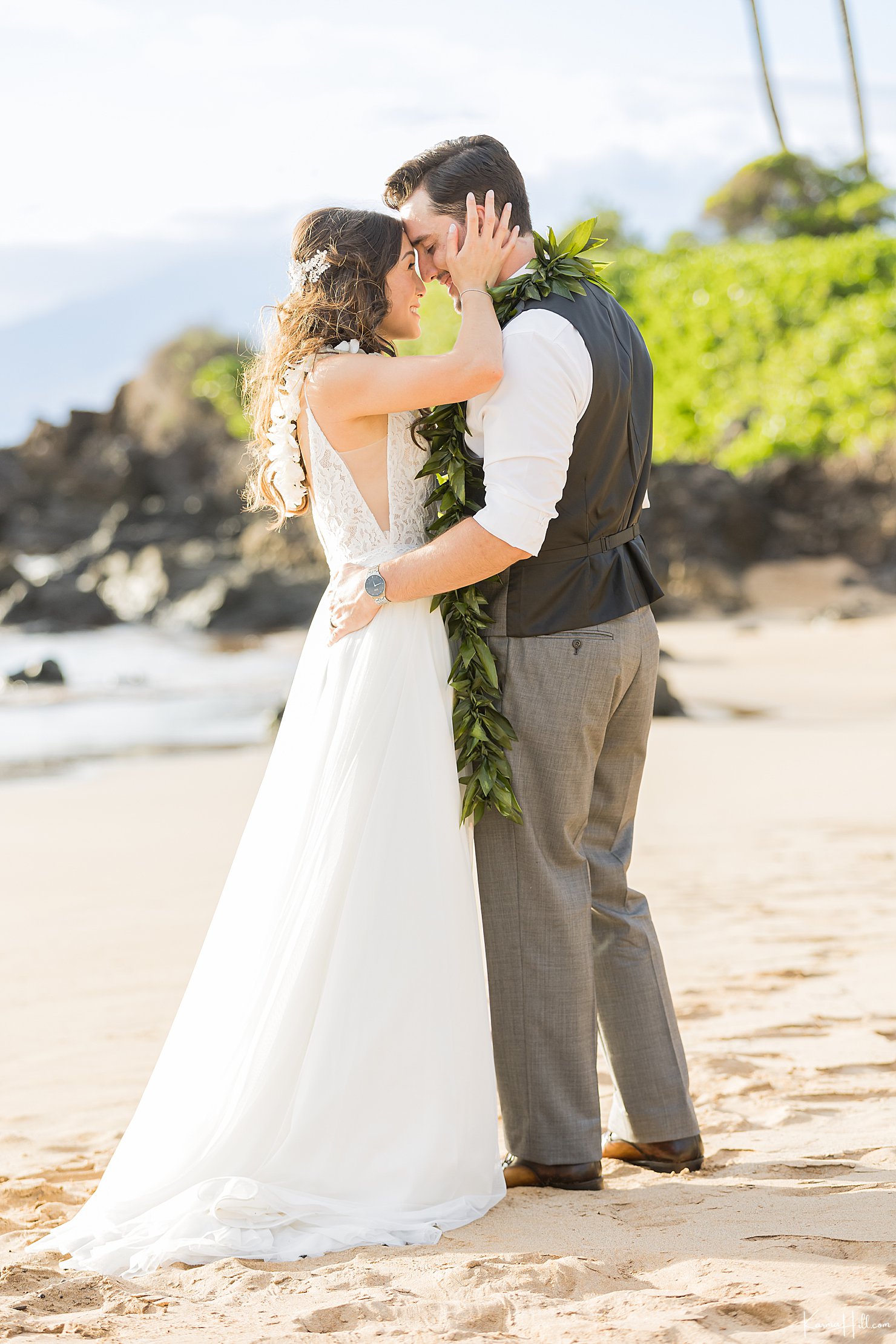 Polo Beach Maui Wedding with Simple Maui Wedding