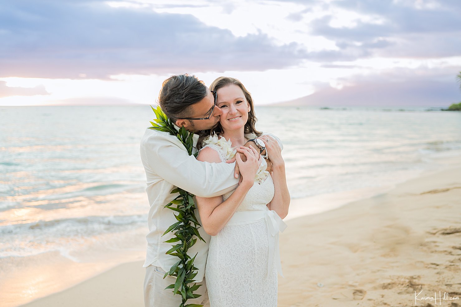 Hawaii Vow Renewal on the beach