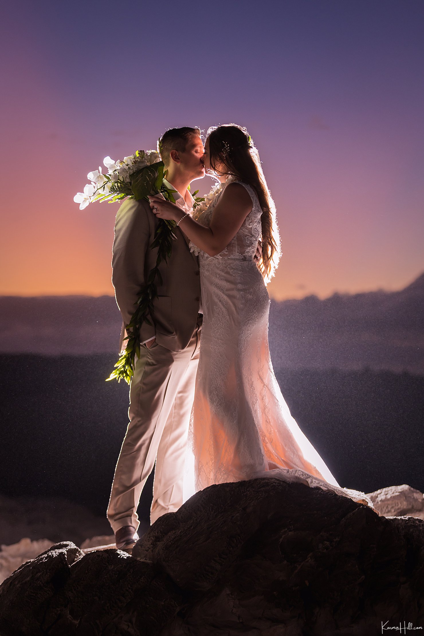 Sunset Maui Destination Wedding