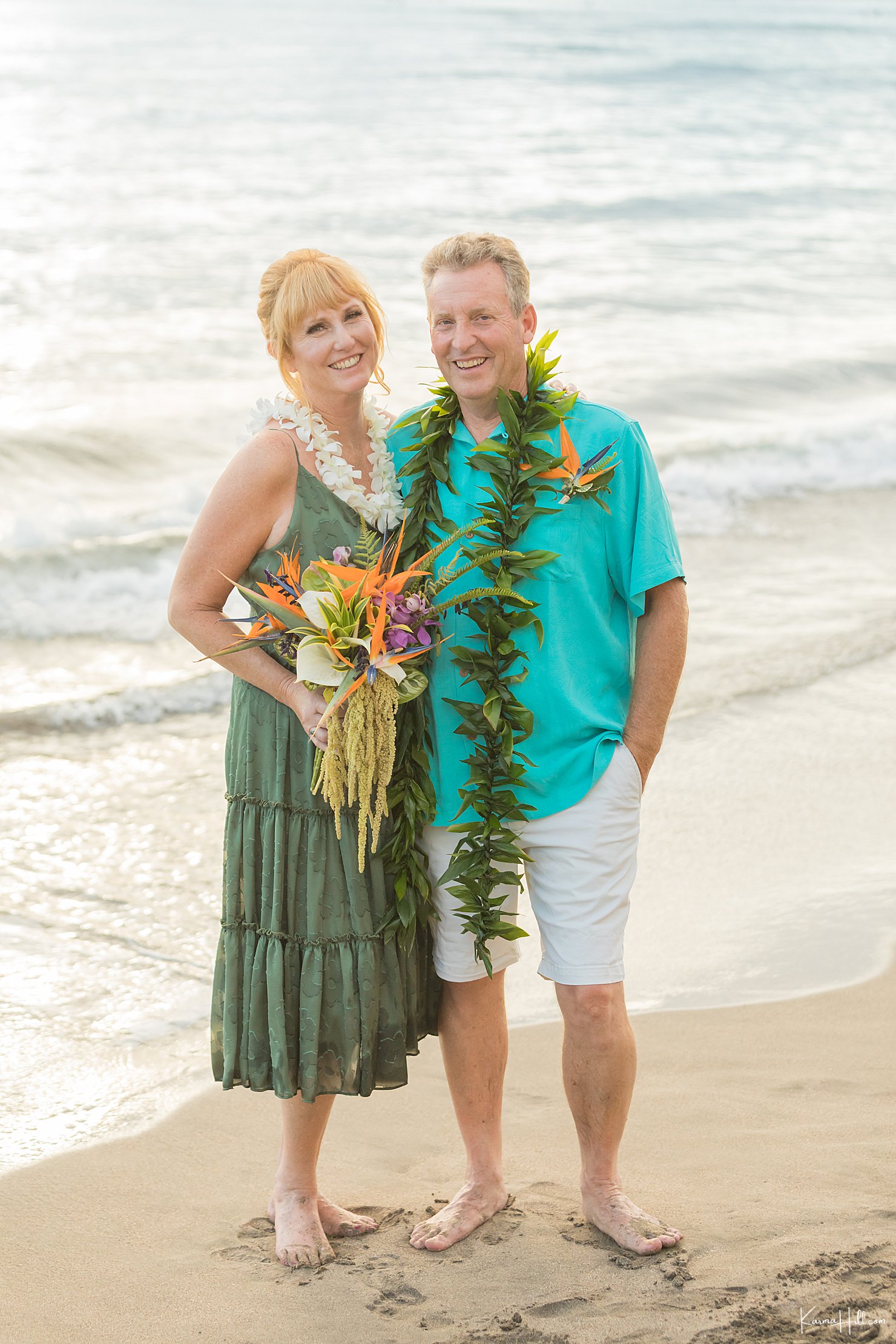 Beach Vow Renewal in Maui