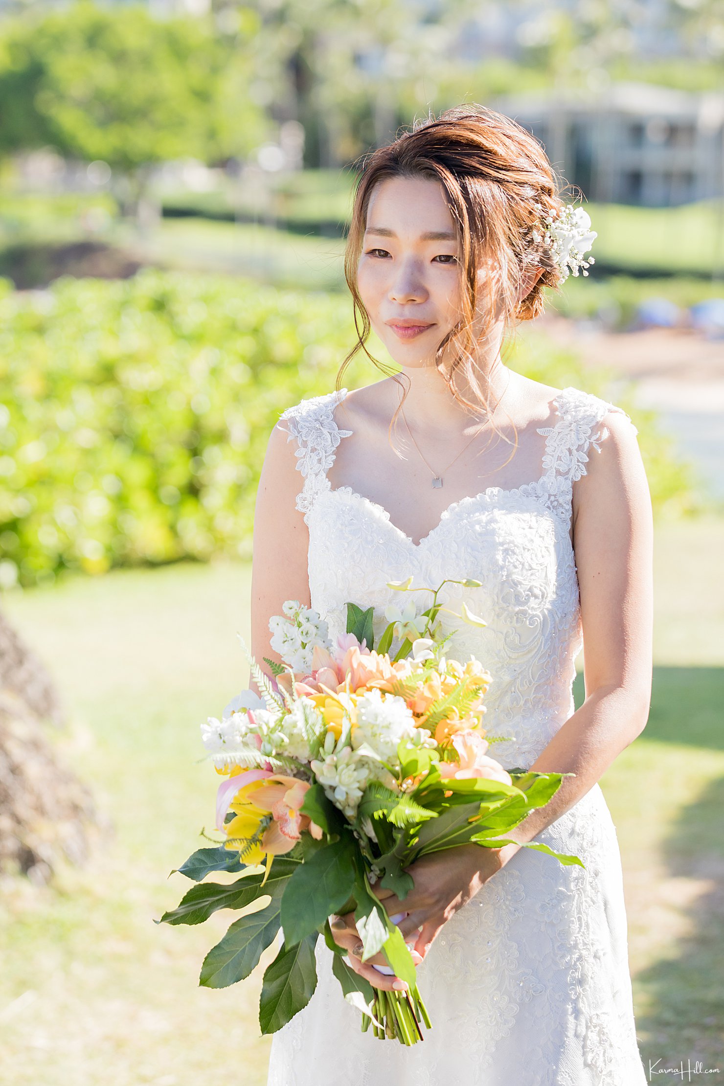 Maui Venue Wedding bride