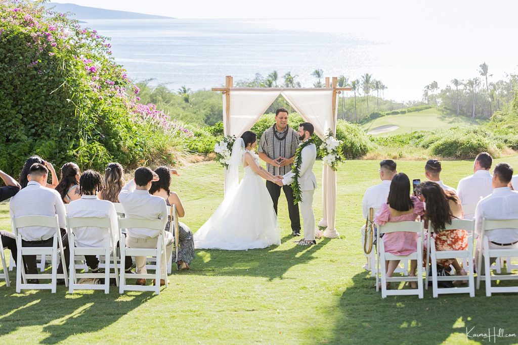 Gannons Maui Wedding officiant