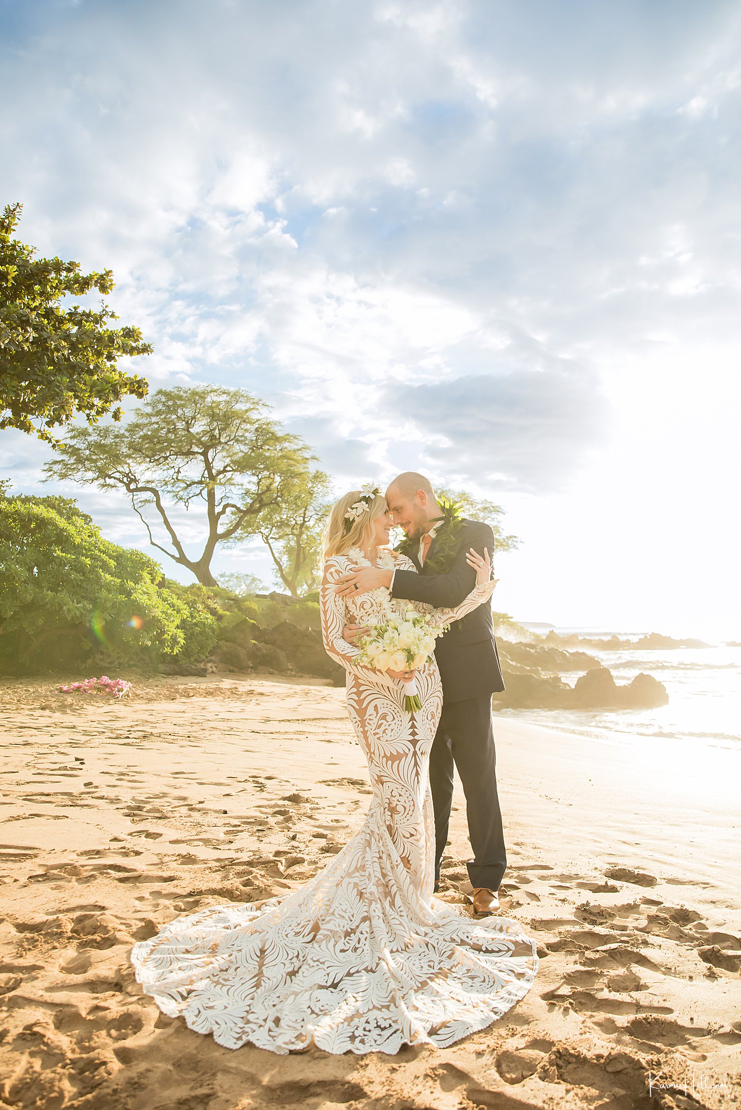 Romantic, Dreamy Maluaka Beach Wedding