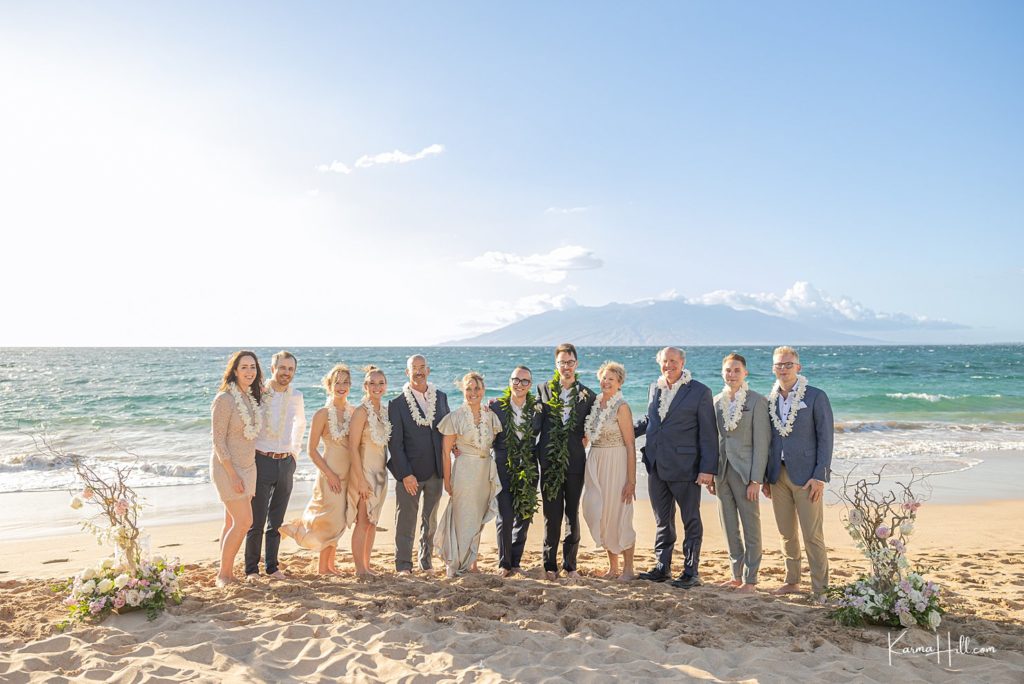 guests for Wedding in Maui