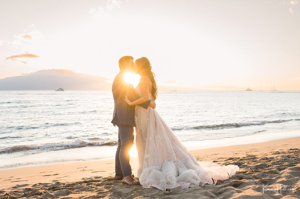 Karma Hill Photography and Simple Maui Wedding at Lahaina Shores
