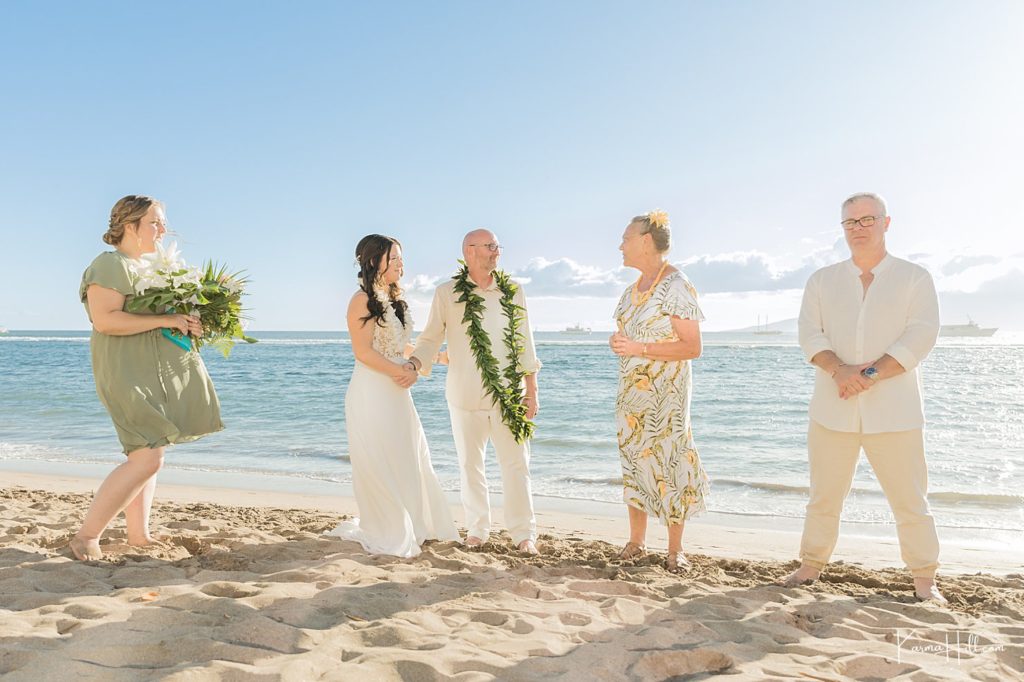 Wedding on a beach 