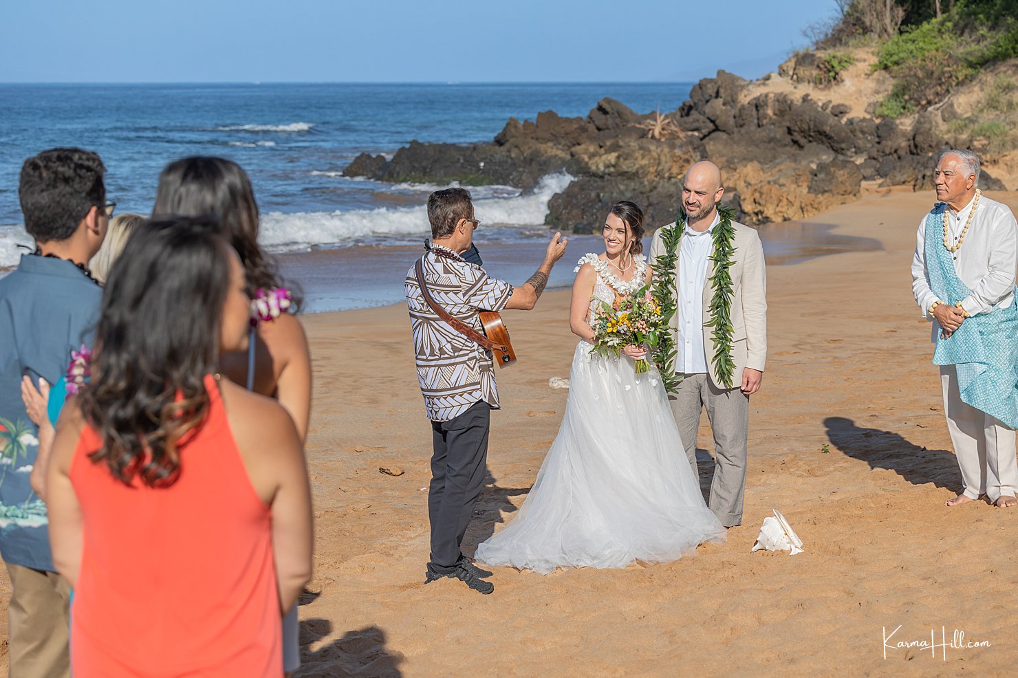 Morning Wedding Bliss - Becky & Joseph's Maui Beach Wedding