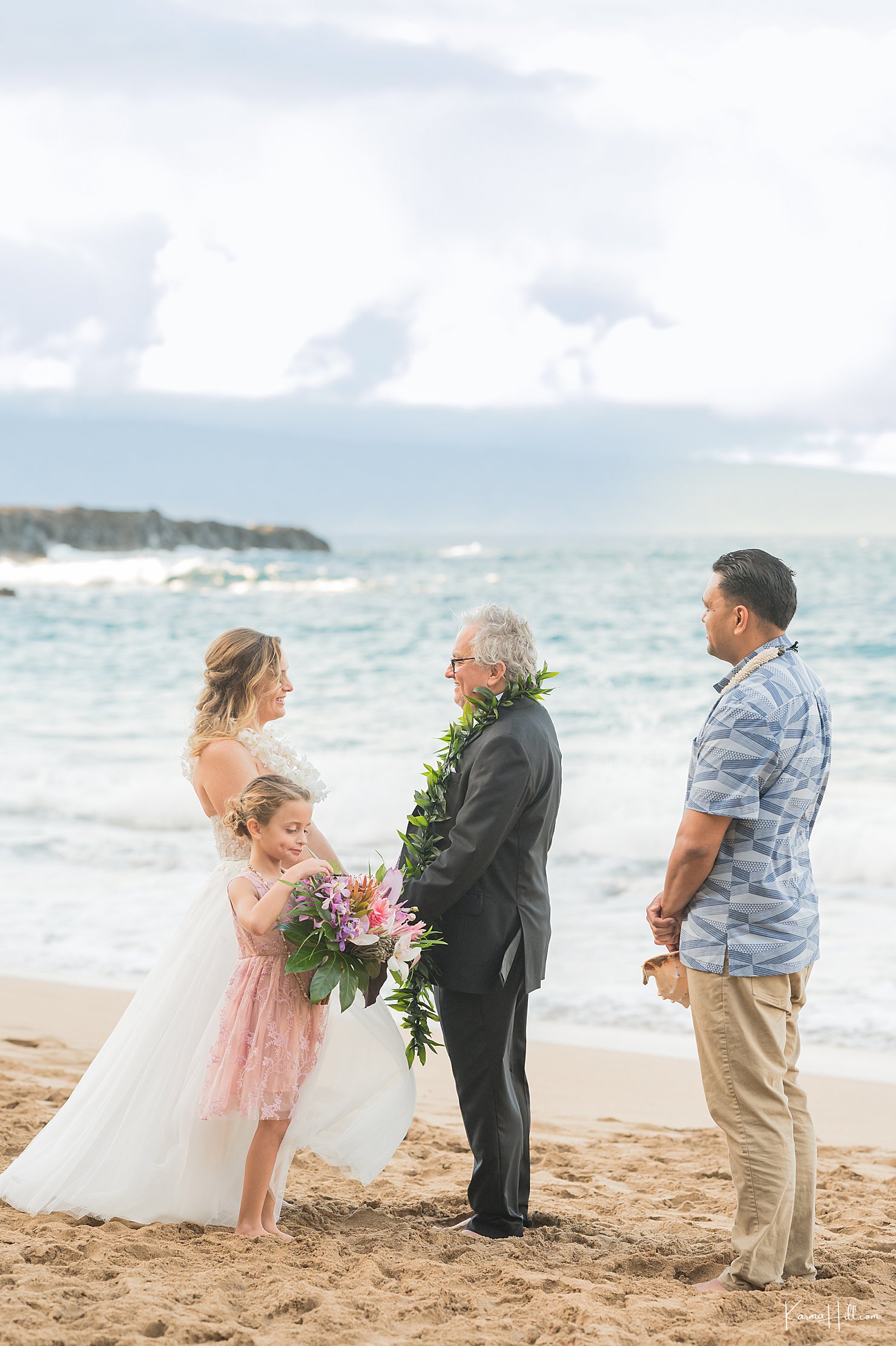 wedding on beach 