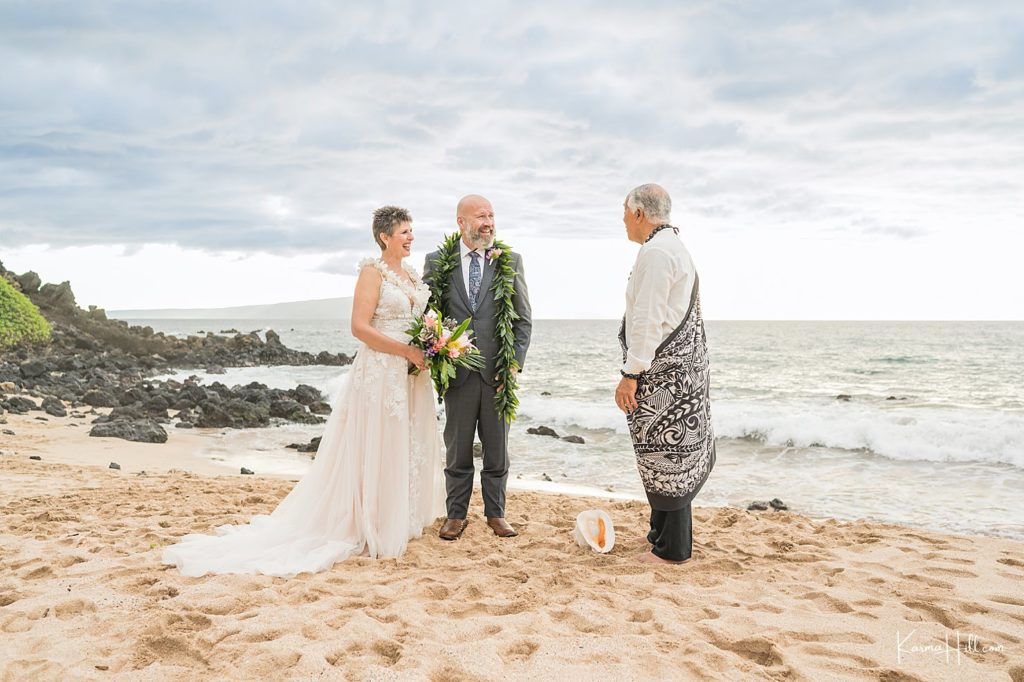 ceremony on beach 