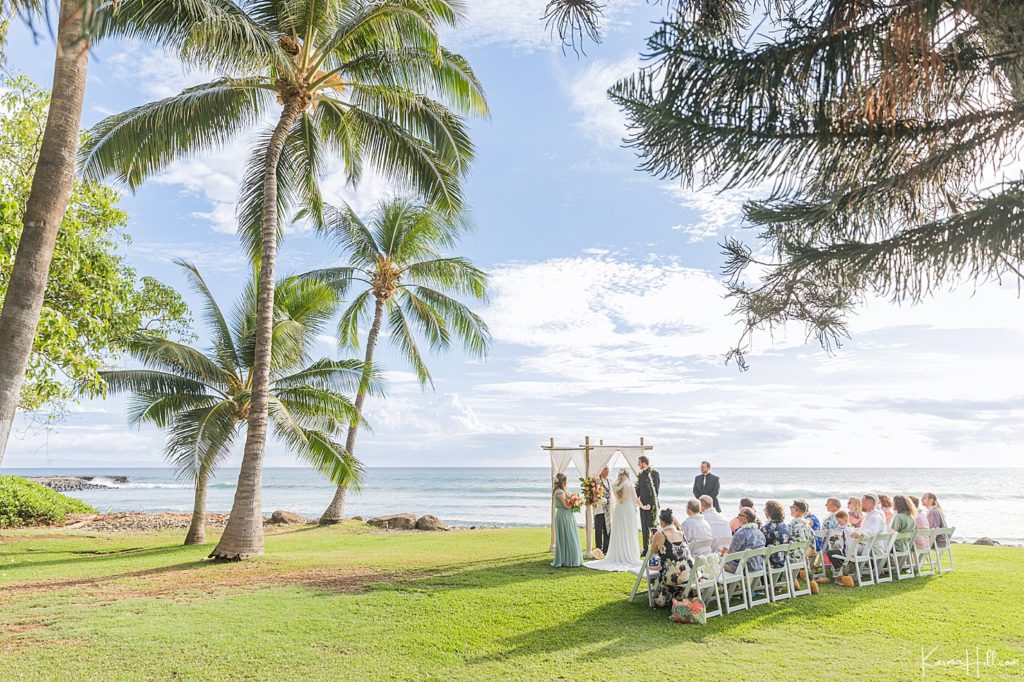 Hawaii Wedding Ocean front