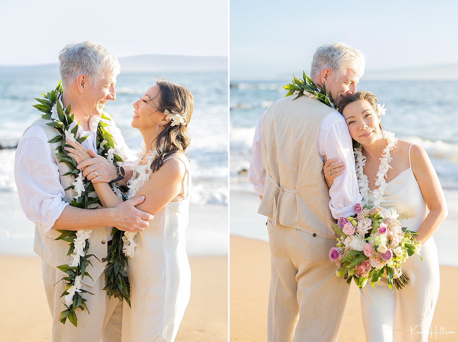 Romantic Maui wedding photography