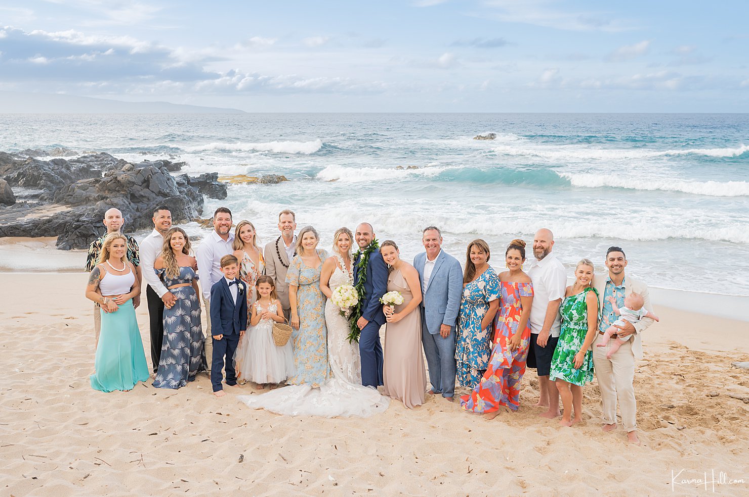 Maui Hawaii Wedding guests