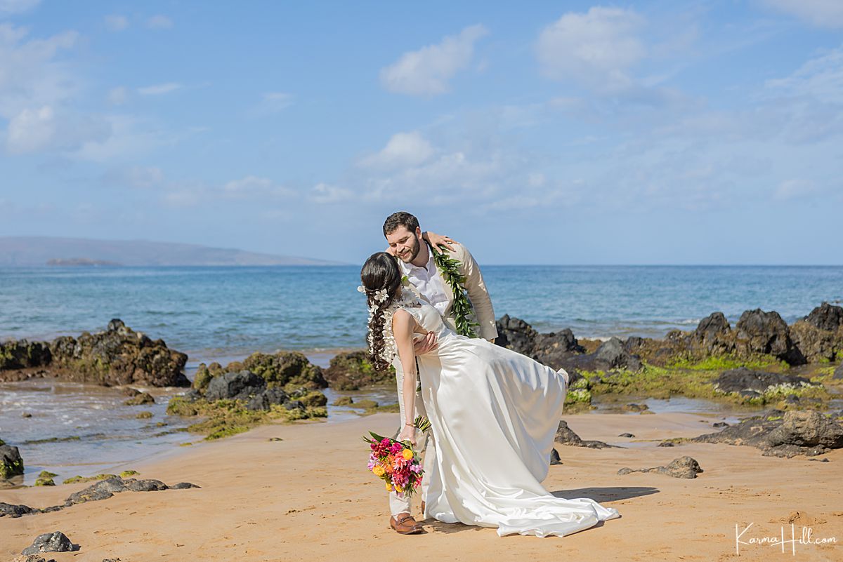 wedding on beach 