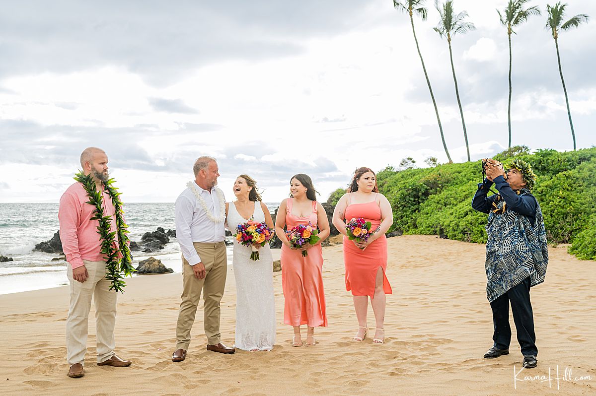 Maui beach wedding