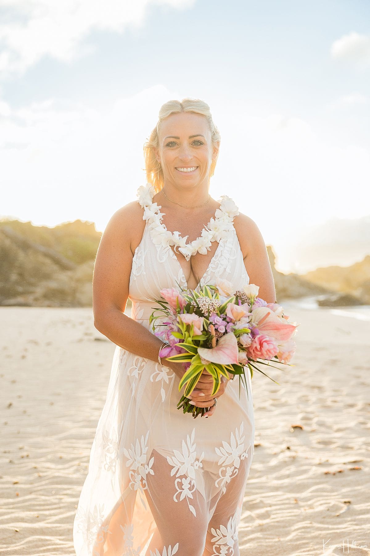 bride in maui 