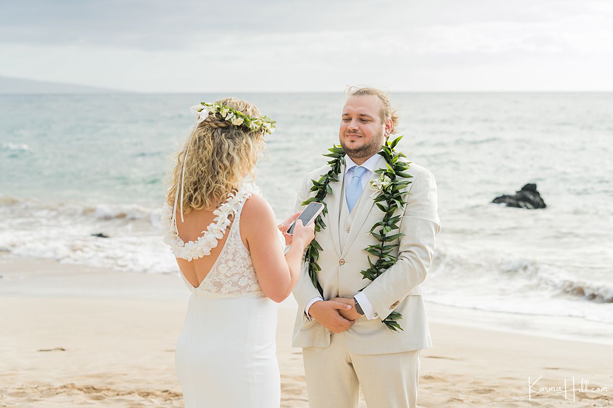 maui beach wedding 