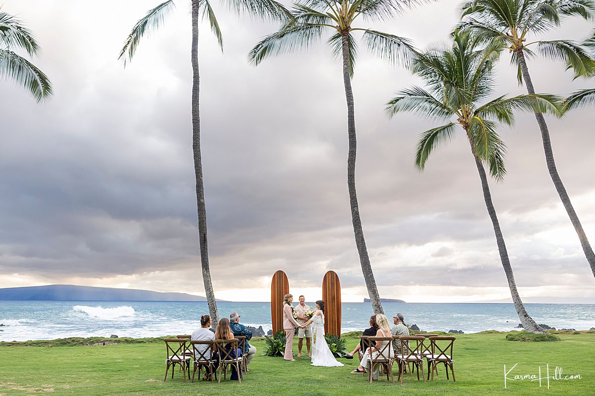 Ceremony Location View - The Beach House - Maui Wedding Venue