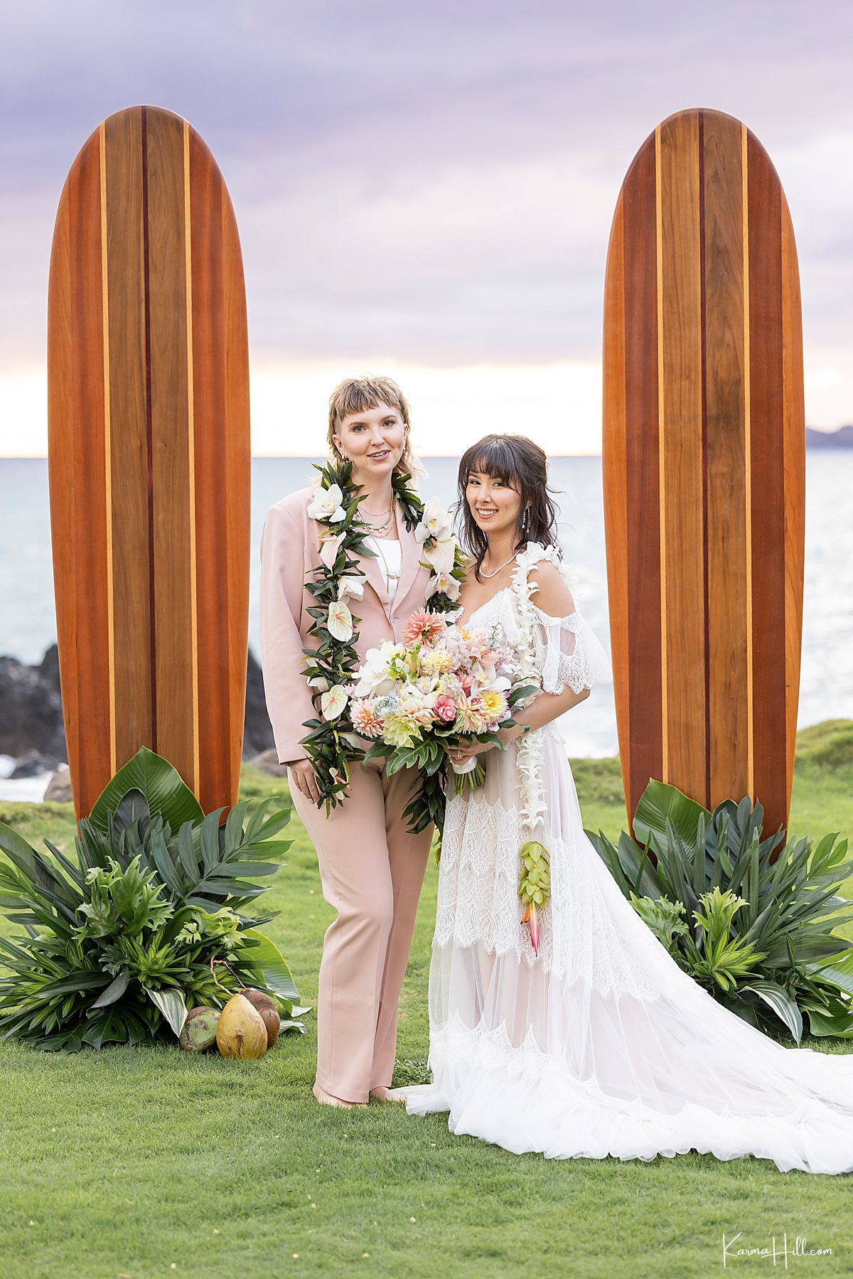 Maui Wedding Surf Board Arch