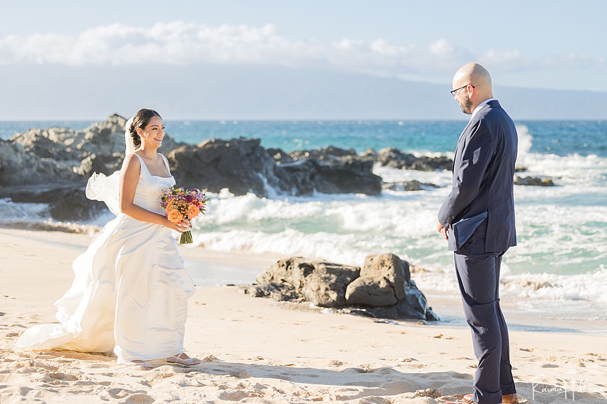 maui beach wedding 