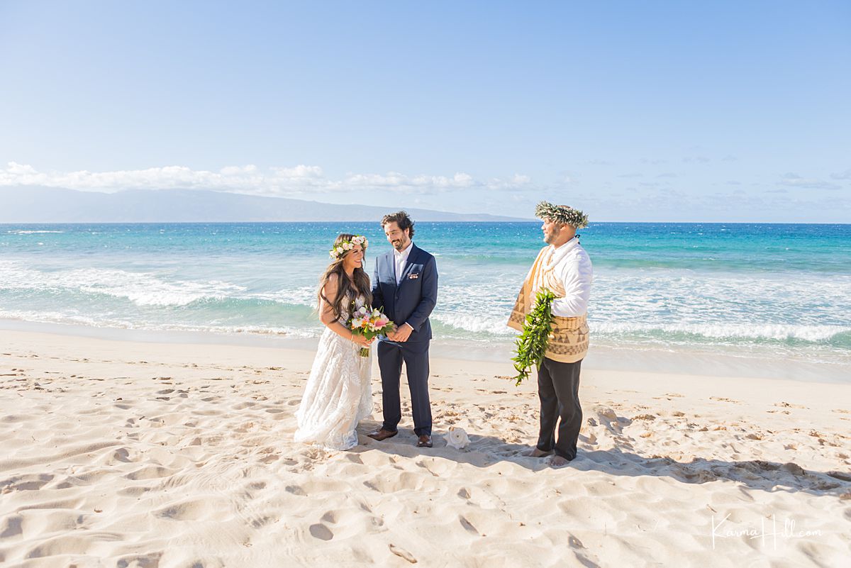 maui beach wedding 