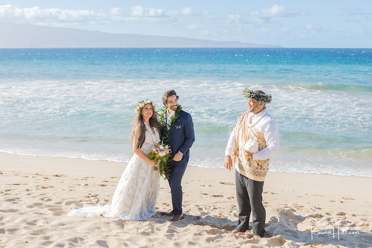 maui beach wedding 