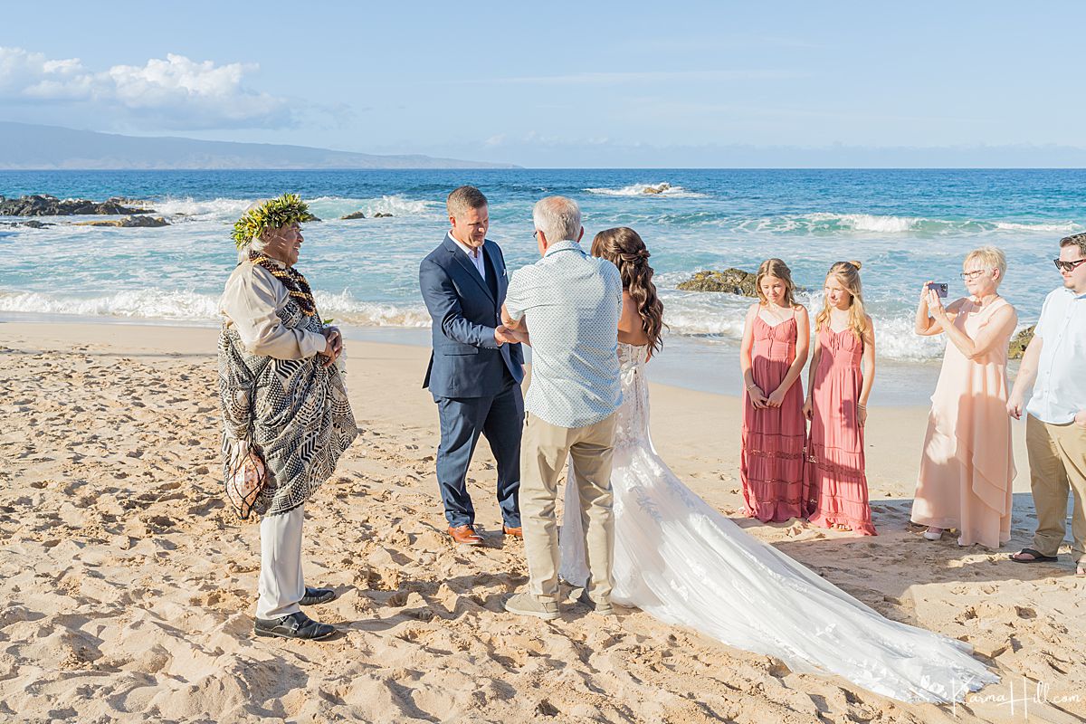 maui beach wedding 