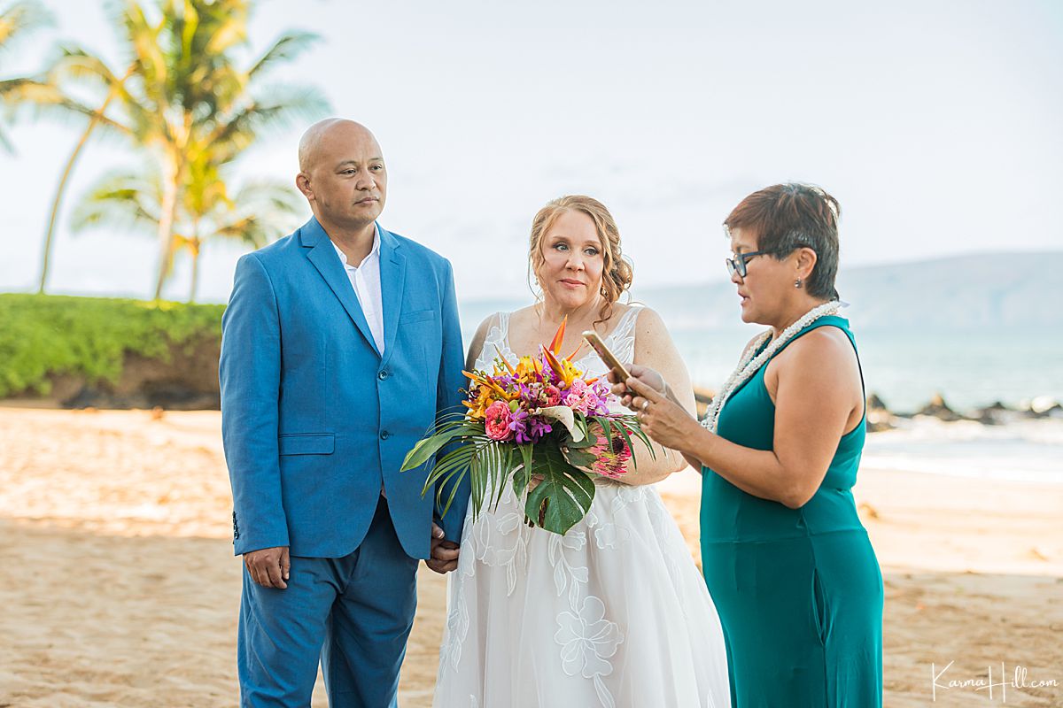 maui beach wedding 