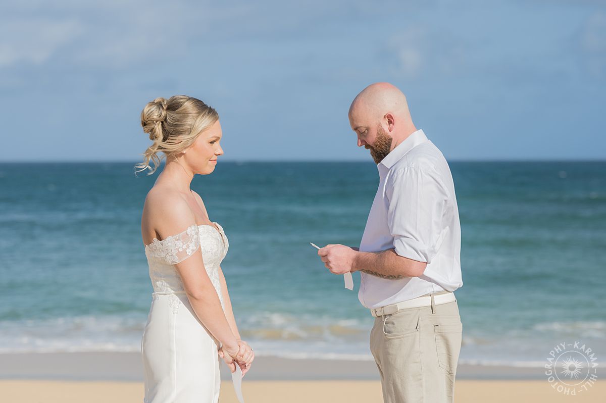 Maui beach wedding