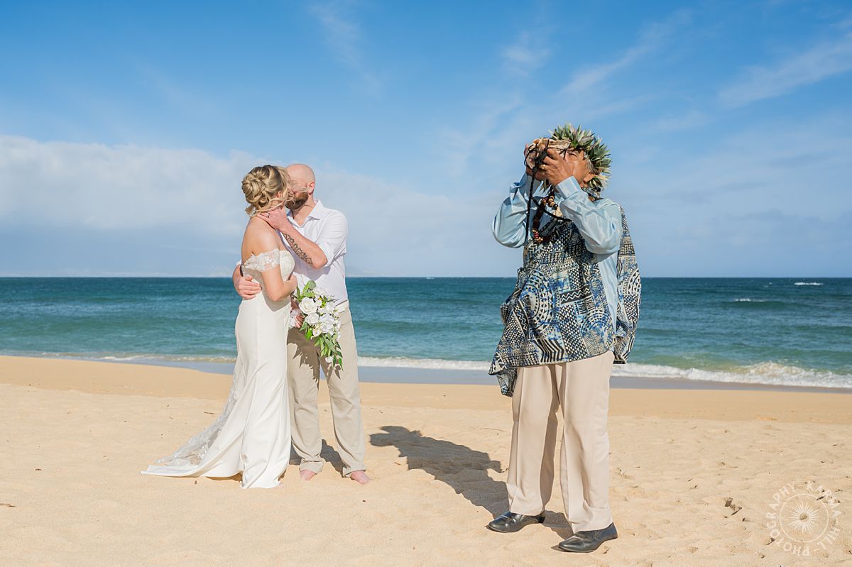 Maui beach wedding