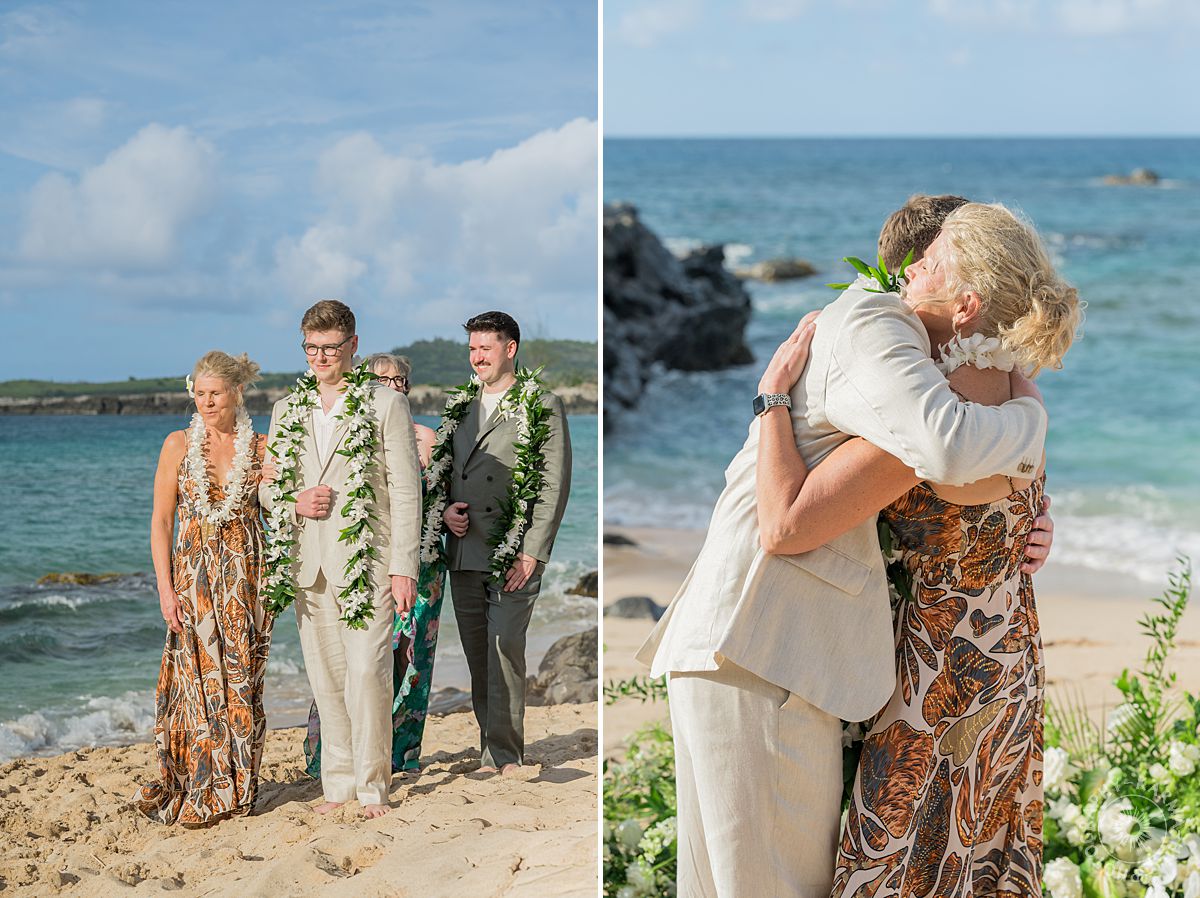 Maui beach elopement