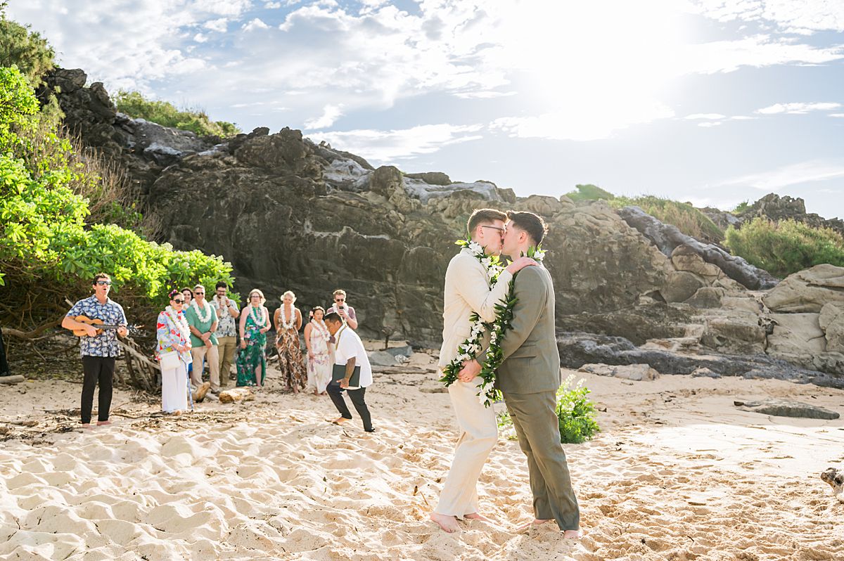 Maui beach elopement