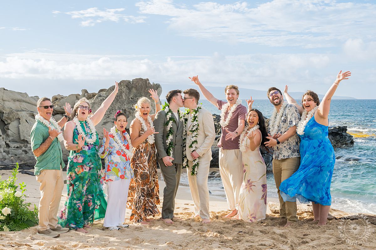 Maui beach elopement