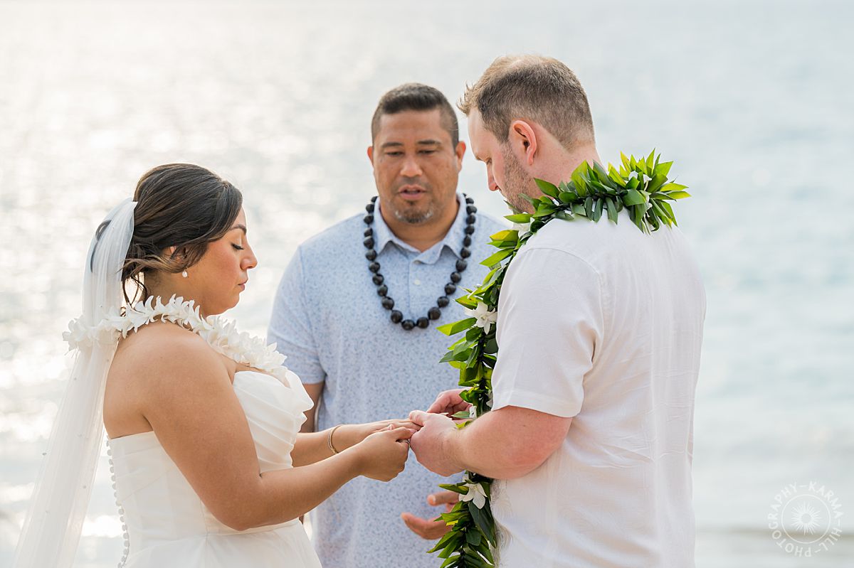 Maui beach wedding