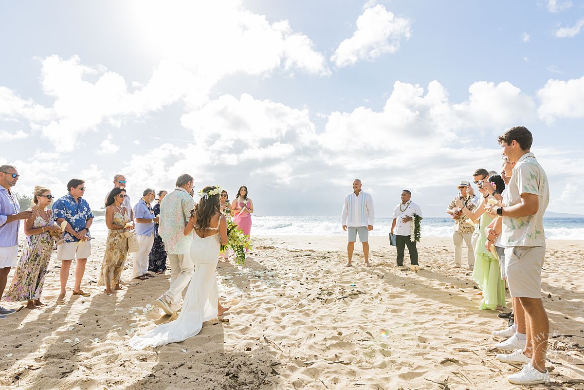 Maui beach wedding