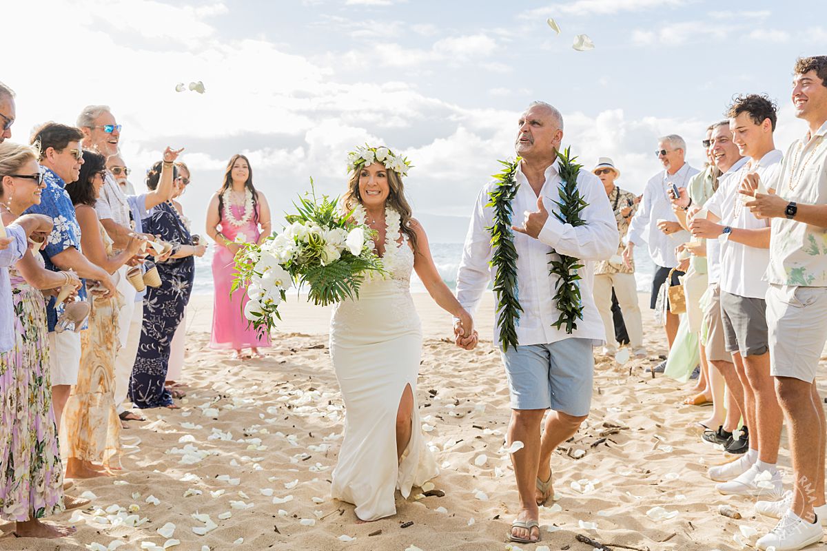Maui beach wedding
