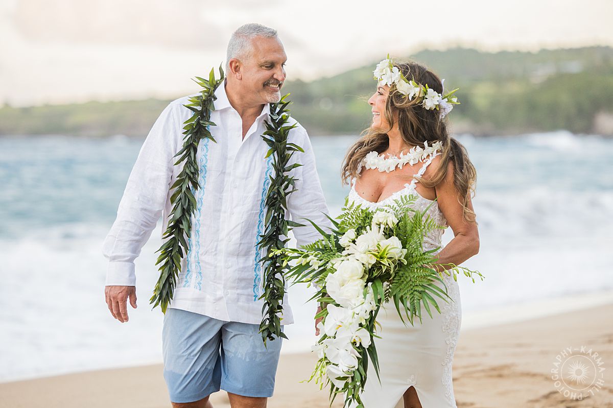 Maui beach wedding